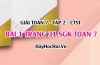 Giải bài 1 trang 31 Toán 7 Tập 2 SGK Chân trời sáng tạo Giải bài 1 trang 31 Toán 7 Tập 2 SGK Chân trời sáng tạo